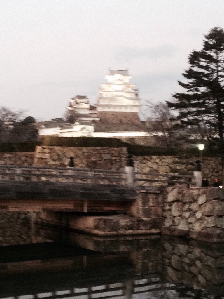 姫路城が、